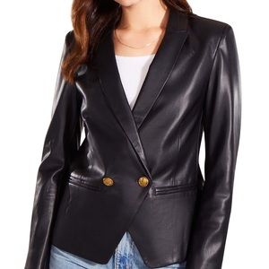 NEW with tags BB Dakota by Steve Madden Faux Leather Blazer